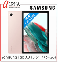 Samsung Galaxy Tab A8 10.5" 2021 WIFI/LTE (4GB+64GB) *** 1 Year Singapore Samsung Warranty ***