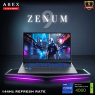 ABEX ZENUM 9 / i9-12900H / Nvidia RTX 4060 / 64GB RAM / 2TB SSD / 16" FHD Display / 144Hz Gaming Lap