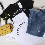 GAME OVER GIRL T-SHIRT / GAME OVER Women's T-shirt (LD 92, P 60)