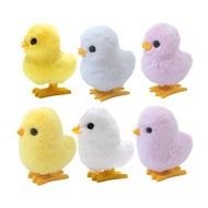 [tenlzsp0bc] Wind up Chick Plush Toy Hopping Toy Cute for Kids Realistic Holiday Decoration