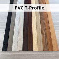 PVC T Profile / Flooring Accessories / Aksesori Lantai / Profil T SPC Floor Vinyl 3mm 4mm 5mm