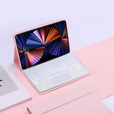 New 2025 For Lenovo YOGA Pad Pro 12.7-inch Backlit Touchpad Keyboard Case Teclado Funda For Lenovo Y