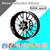 FOR BMW C650SPORT C650GT C650 GT Sport Motorcycle Decorative Stripe Sticker Front Rear Wheel Reflect