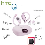 HTC NE22 Bluetooth 6.0 ชุดหูฟังแปล การแปลแบบเรียลไทม์ 135 ภาษา ​​ระบบควบคุมแบบสัมผัสเสียงไฮไฟ