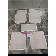 Original Proton Waja Floor Carpet Mat. Juga sesuai utk Kereta Wira. Part BARU. Warna Beige saja.