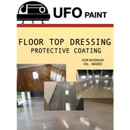 [IN Stock] UFO Floor Top Dressing [ Pengilat Jernih, utk Kayu, Simen, Besi ] Tahan lantai pecah