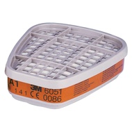 [ORIGINAL] 3M 6051 A1 Organic Vapor Cartridge(1 Pack = 2 Pcs) 3M Cartridge 3M Mask Filter Respirator