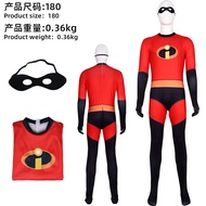 Anime Movie The Incredibles Cosplay Jumpsuit Girls Superman Team Stage Costume