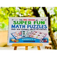 💢 The Big Book of Super Fun Math Puzzles for Grades 1-6 🎓