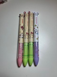日版 Chiikawa 2色筆 Usagi原子筆 師傅原子筆 飛鼠原子筆 Chiikawa文具 Chiikawa筆