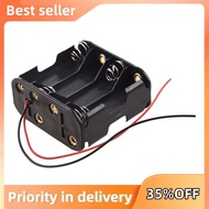 8pcs Aa Cells Battery (12v) Clip Holder Box Case Black