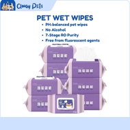 Anti-Bacteria Pet Wet Wipes for Dog & Cat (80pcs) Dog Wipes/Cat Wipes/Wet Wipe/Wet Tissue Pet Wipes 