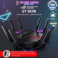 ASUS ROG Rapture GT-BE98 Quad Band WIFI 7 BE25000 Gaming Router