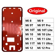 Original New For Xiaomi Mi 8 9 9T 10 10T 11 11T 12 Pro Lite Note 10 Lite Adhesive Sticker Back Housi