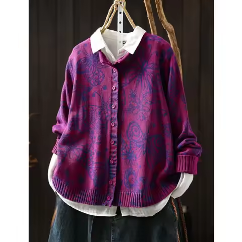 Korean-style Early Autumn Sweater 2026 Early Autumn Unique Stylish Suitable Cardigan Sweater ZF2407