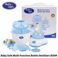LB309 Baby Safe Multi Function Milk Bottle Warmer Sterilizer Baby Safe Sterilizer 6 Milk Bottles LB3
