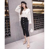 SKIRT RAJUT SPAN MIDI IMPORT//ROK SPAN RAJUT PENDEK TERBARU//KOREAN/MIDI/PENDEK/ROK