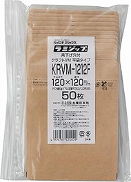 Made in Japan KRVM-1212F Flat Bag, LamiZip Craft, VM Type, Top Zipper 32 + Lower Zipper 4.7 x Bag Wi