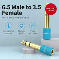 New Vention Stereo TRS Audio Adapter Jack 6.35mm (1/4 male) to 3.5mm (1/8) for Amplifier Guitar. Pen