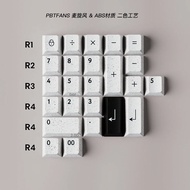 Keycaps KBDfans Numpad 2-Color Custom Mechanical Keyboard Capsule Collection ปุ่มคัพเพลทแบบมีสาย USB