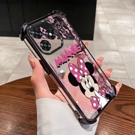 Honor X8d X7d honor Case Minnie Casing Clear Casing Soft Shockproof Plating Airbag Transparent Phone