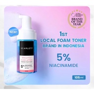 SCARLETT Whitening Brightly Ever After Essence Foam Toner Scarlett Brightening Facial Toner for Sens
