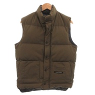Canada Goose Down Vest Zip brown Direct from Japan Secondhand