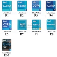 ❈Digital Sticker Original 11th Generation 12th Generation CPU intel Label Desktop Notebook COREi3 i5