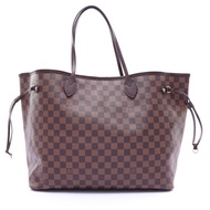 棕色 棋盤格 帆布 Neverfull GM 肩背包【LOUIS VUITTON LV 路易威登】 N51106