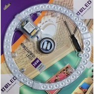 36W / 48W / 72W LED MAGNET ROUND MODULE LIGHT CIRCULAR TUBE REPLACEMENT MAGNETIC CEILING LIGHT [Day 