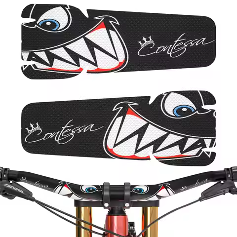 bike Handlebar Sticker 3D PVC Road Bike Handlebar Tape Scratch Resistant Shark print Mountain Bike H