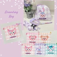 Cartoon Drawstring Bag Duffy Stella Smooth Fabric