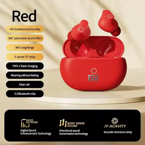 Xiaomi 2025 wireless Bluetooth earphones Buds 4 Pro noise cancelling HiFi stereo built-in microphone