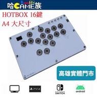SKY2040 HITBOX 16A 樹莓派 16鍵 A4大尺寸 SOCD遊戲格鬥鍵盤(PS4/PC/NS/安卓)