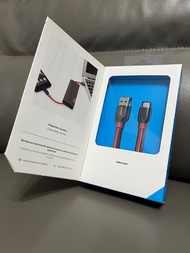 🔥大特價🔥 快叉充電線 Anker官方全新正貨 美國名牌 3英寸/0.9米 Type-C to USB Apple iphone🔥 為慶祝賣破一千條，買三再送一🔥蘋果 尼龍叉電線 高質 快速充電 極強