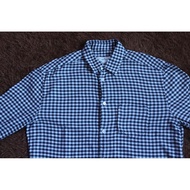 KEMEJA Long sleeve shirt "H&M" Size xl chest width 53 length 70cm. Cool minus condition several poin