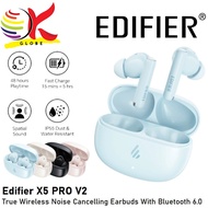 Edifier X5 Pro V2 Earbuds  48dB Active Noise Cancelling / 48H Long Battery / Spatial Audio & Bass Bo