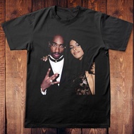 Vtg 2Pac Tupac Shakur Aaliyah T-Shirt 2Pac Rapper T-Shirt 90'S Hip Hop