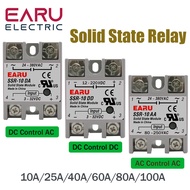 Ssr-25da Ssr-40da Ssr-40aa Ssr-40dd Ssr 10a 25a Da สำหรับ80a 60a ที่เป็นของแข็ง Pid Dd โมดูลถ่ายทอด4