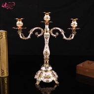 Abbraccia Candle Holder 3/5 Arms Buffet Candelabra Dining Room Table Decoration Church