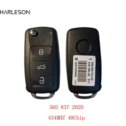 Original Remote Key for VW VOLKSWAGEN 5K0837202AD Beetle Caddy Eos Golf Jetta Polo Scirocco Tiguan T