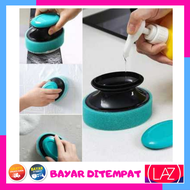 Sikat Pembersih Kamar Mandi Refillable Foaming Brush / Sikat Pembersih Lantai Kamar Mandi / Sikat Pembersih Kamar Mandi Lantai Dinding Keramik Refillable Foaming Cleaning Brush Otomatis Praktis Digunakan / Sikat Lantai Kamar Mandi