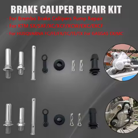 Motorcycle Accessories For Brembo Front Rear Brake Screw Repair Kit Sealing Ring Cover Shaft Pin KTM