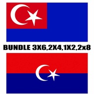 (Cotton) Bendera Pontian & Johor 2pcs Bundle 3x6,2x4,1x2,2x8 *Ready Stock*