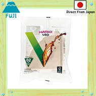 HARIO V60 Paper Filter 02 W Brown for 1-4 Cups, 100 Sheets, Made in Japan VCF-02-100M
