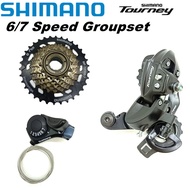 Shimano 6/7 Speed Groupset Tourney RD TY300 Rear Derailleur SL TX30 6S 7S Shifter Lever TX30 MF-TZ50