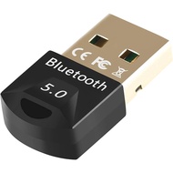 "Bluetooth 5.0 USB Adapter for PC, USB Dongle Adapter, Bluetooth Dongle  Supports Windows 7/8.1/10/XP, Bluetooth Receive