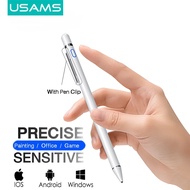 USAMS Stylus Pen for Android Universal Active Touch Screen Capacitive Stylus Pen for iPad/iPhone/Windows/Android tablet/Android Phone/Samsung/Huawei/Xiaomi