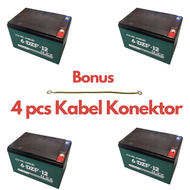 Chilwee Aki Kering Paket 36V 12Ah dan 48V 12Ah - Classic Battery 6-DZM-12 / 6-DZF-12 ( 3 pcs dan 4 p