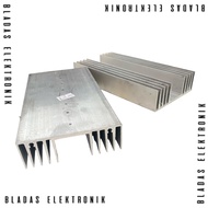 Pendingin Heatsink Transistor 10 Sirip 20cm Tebal 4mm